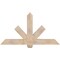 Ekena Millwork Kennewick Smooth Timber Gable Bracket, Douglas Fir, 60"W x 32"H x 5 1/2"D x 5 1/2"F, 13/12 Pitch GBW060X32X0606KEN00SDF - alternate 1